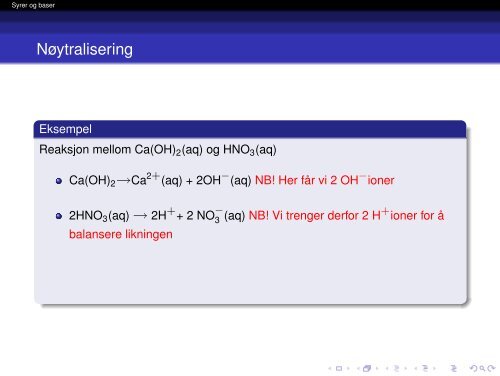 Syrer og baser