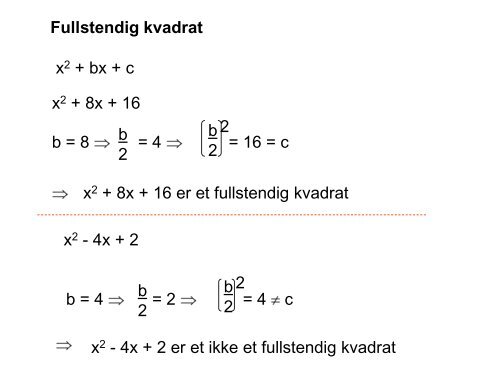 Fullstendig kvadrat