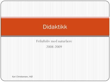 Didaktikk
