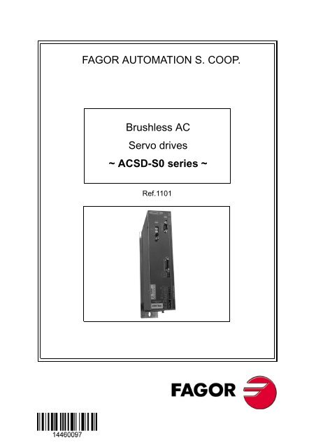 ACSD-S0 series - Fagor Automation