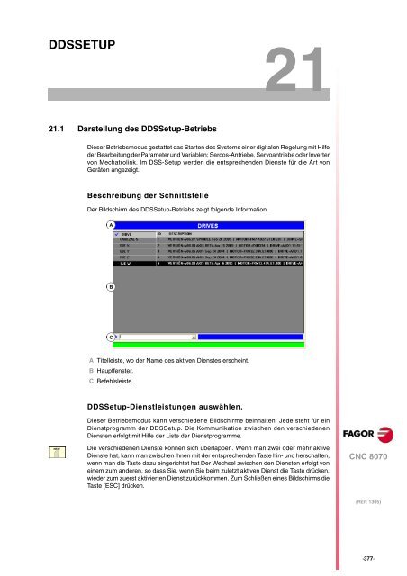 DE: man_8070_opt.pdf - Fagor Automation