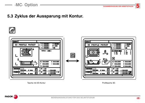 Bedienungsanleitung für das Selbststudium - Fagor Automation