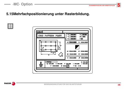 Bedienungsanleitung für das Selbststudium - Fagor Automation