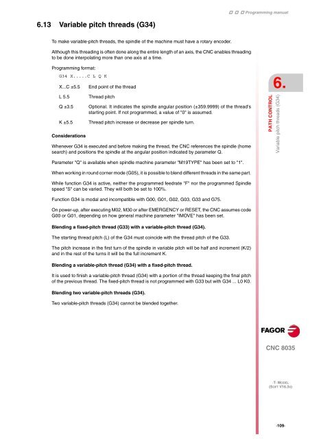 CNC 8035 - Programming manual - Fagor Automation