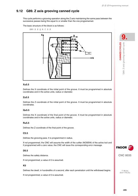 CNC 8035 - Programming manual - Fagor Automation