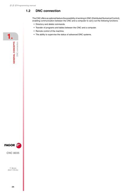 CNC 8035 - Programming manual - Fagor Automation