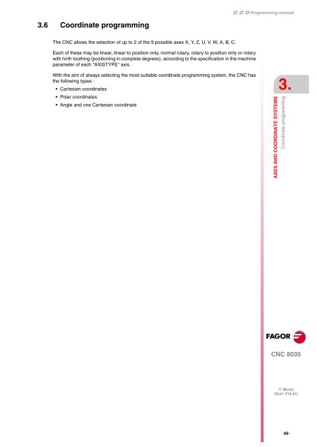 CNC 8035 - Programming manual - Fagor Automation