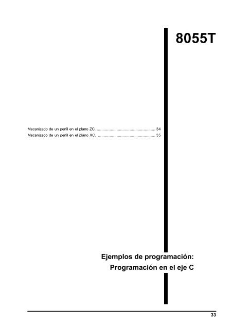 CNC 8055 - Ejemplos de programación (modelo ... - Fagor Automation