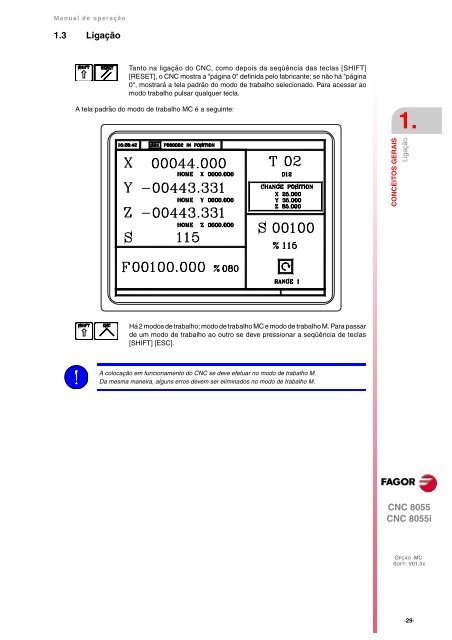 PT: man_8055mc_opt.pdf - Fagor Automation