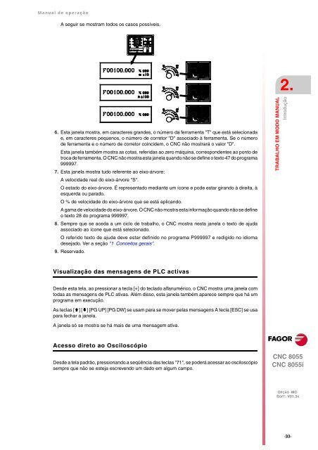 PT: man_8055mc_opt.pdf - Fagor Automation