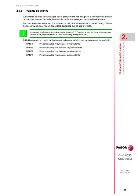 PT: man_8055mc_opt.pdf - Fagor Automation