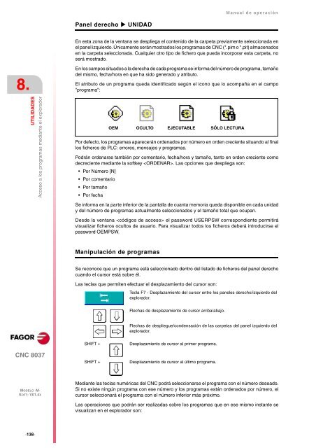 ES: man_8037m_opt.pdf - Fagor Automation