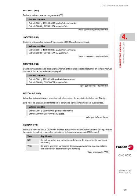 ES: man_8035t_inst.pdf - Fagor Automation