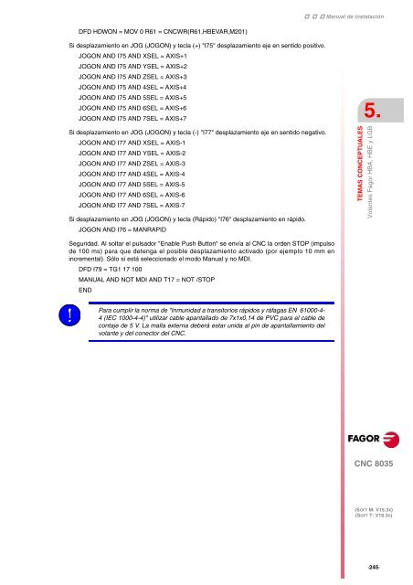 ES: man_8035t_inst.pdf - Fagor Automation