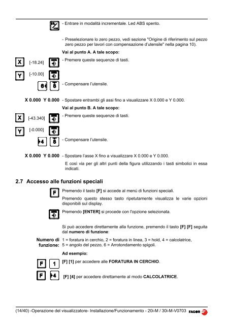 20i-M / 30i-M 20i-MB / 30i-MB Manuale ... - Fagor Automation