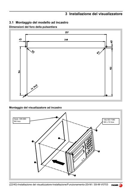 20i-M / 30i-M 20i-MB / 30i-MB Manuale ... - Fagor Automation