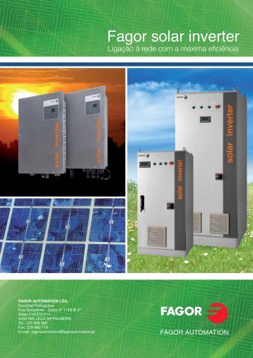 Fagor solar inverter - Fagor Automation