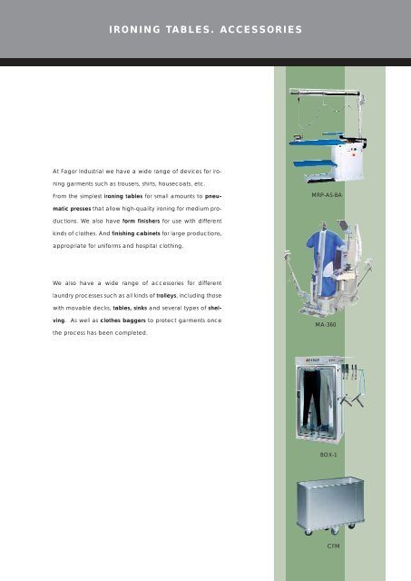 Integrated Laundry Solutions - fagor