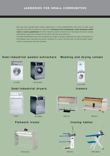 Integrated Laundry Solutions - fagor