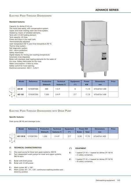 DISHWASHING EQUIPMENT - fagor