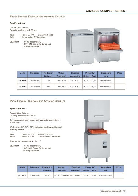 DISHWASHING EQUIPMENT - fagor