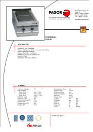 FOURNEAU, CE9-20 - Fagor Industrial