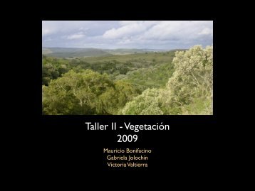 Taller II - Vegetación 2009