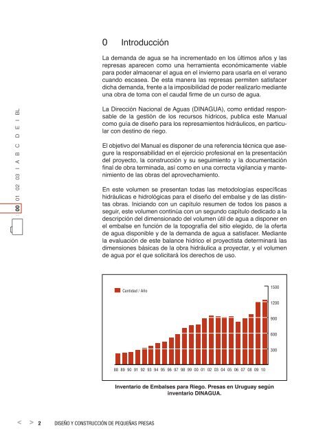 Manual de diseño y construcción de Pequeñas presas (DINAGUA)