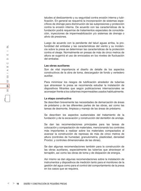 Manual de diseño y construcción de Pequeñas presas (DINAGUA)