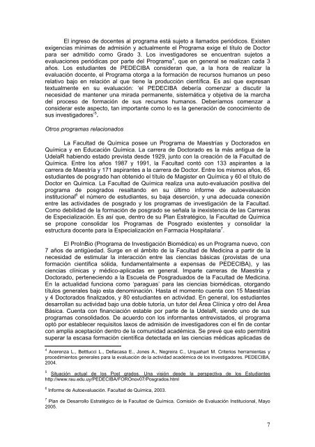 Segundo informe - Facultad de Agronomía