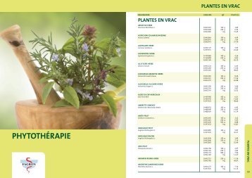 plantes en vrac - Fagron