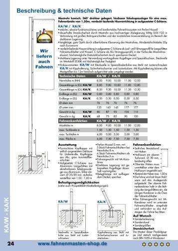 KA/K - Fahnenmasten-Shop