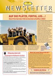 NEWSLETTER - Fahrerclub