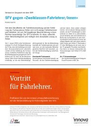 Artikel D/F/I (PDF) - Schweizerischer Fahrlehrerverband SFV