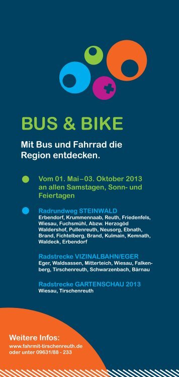 Infoflyer "BUS & BIKE" (Einzelseiten) - Fahrmit Tirschenreuth