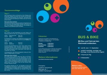 BUS & BIKE - Fahrmit Tirschenreuth