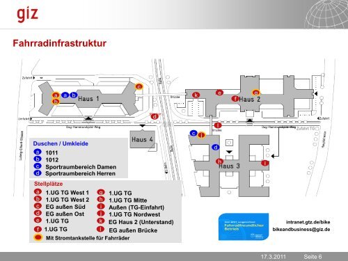 Fahrradförderung in der GIZ