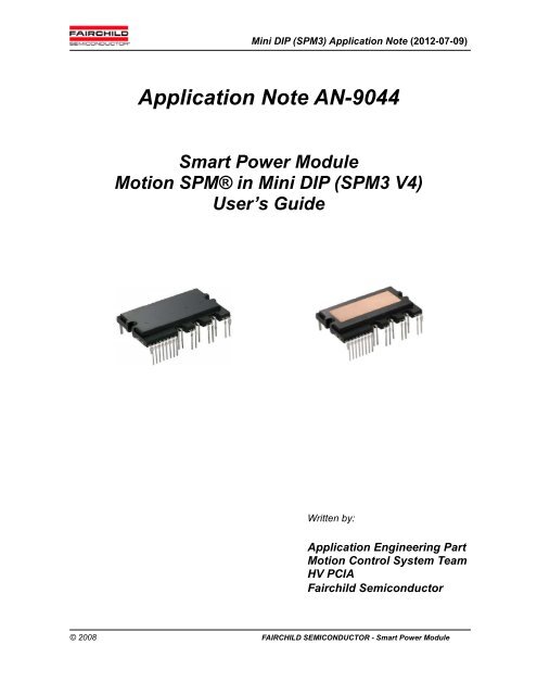 AN-9044 - Fairchild Semiconductor