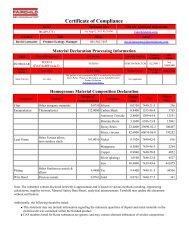 RoHS/REACH/JIG - Fairchild Semiconductor