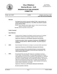 Meeting Minutes - Fair Elections Wisconsin