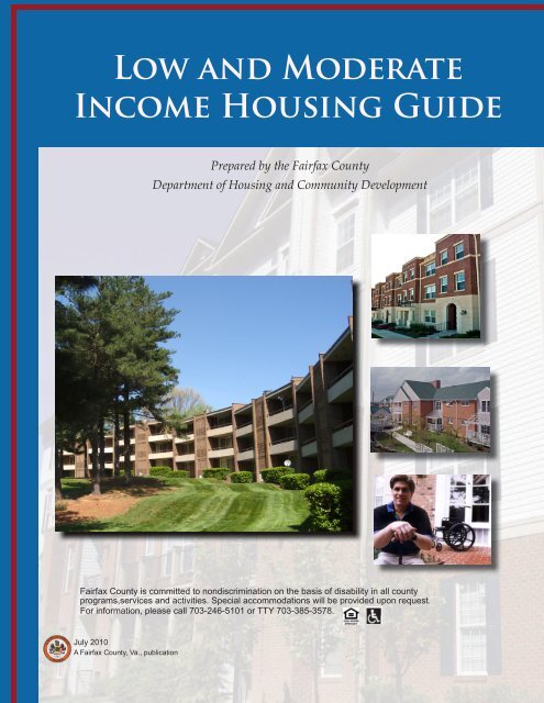 LOw ANd MOdERAtE INcOME HOUSiNG GUidE - Fairfax County ...