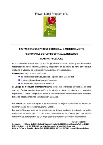 Flower Label Program e.V. - Flower Label FLP