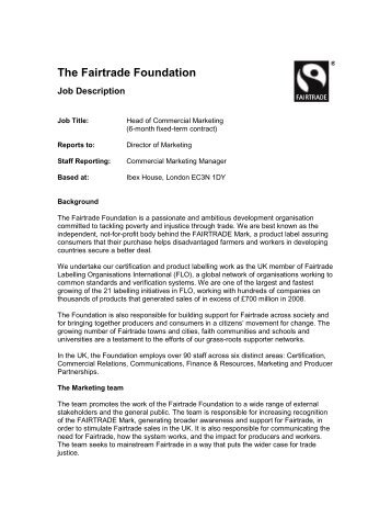 trade marketing job description