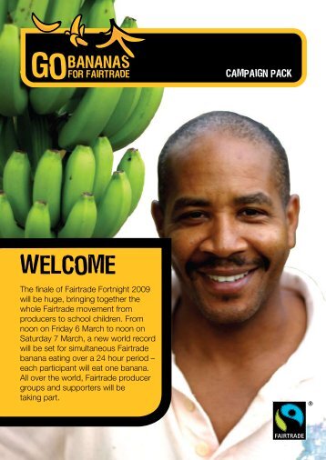 Go Bananas campaign pack - The Fairtrade Foundation