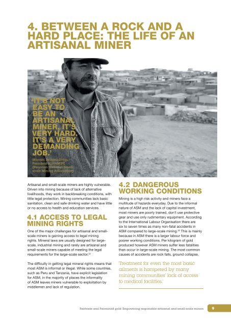 FAIRTRADE AND FAIRMINED GOLD - The Fairtrade Foundation