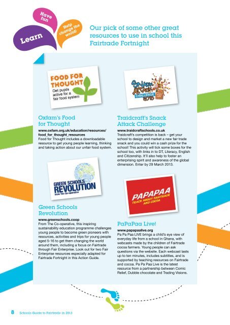 Schools Action Guide (low res) - The Fairtrade Foundation