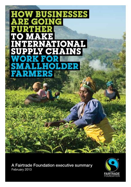 executive summary - The Fairtrade Foundation
