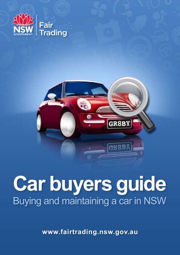 Car buyers guide - NSW Fair Trading