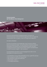 Festpreispaket SAP Netweaver Vertriebsportal - ASS.TEC Gmbh