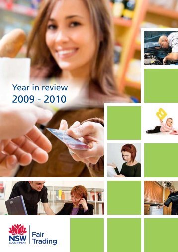 A year in review 2009-2010 - NSW Fair Trading - NSW Government